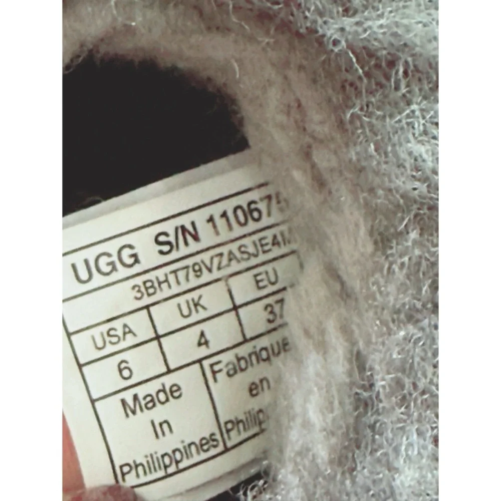 Ugg Mini Fluff Boots in Gray